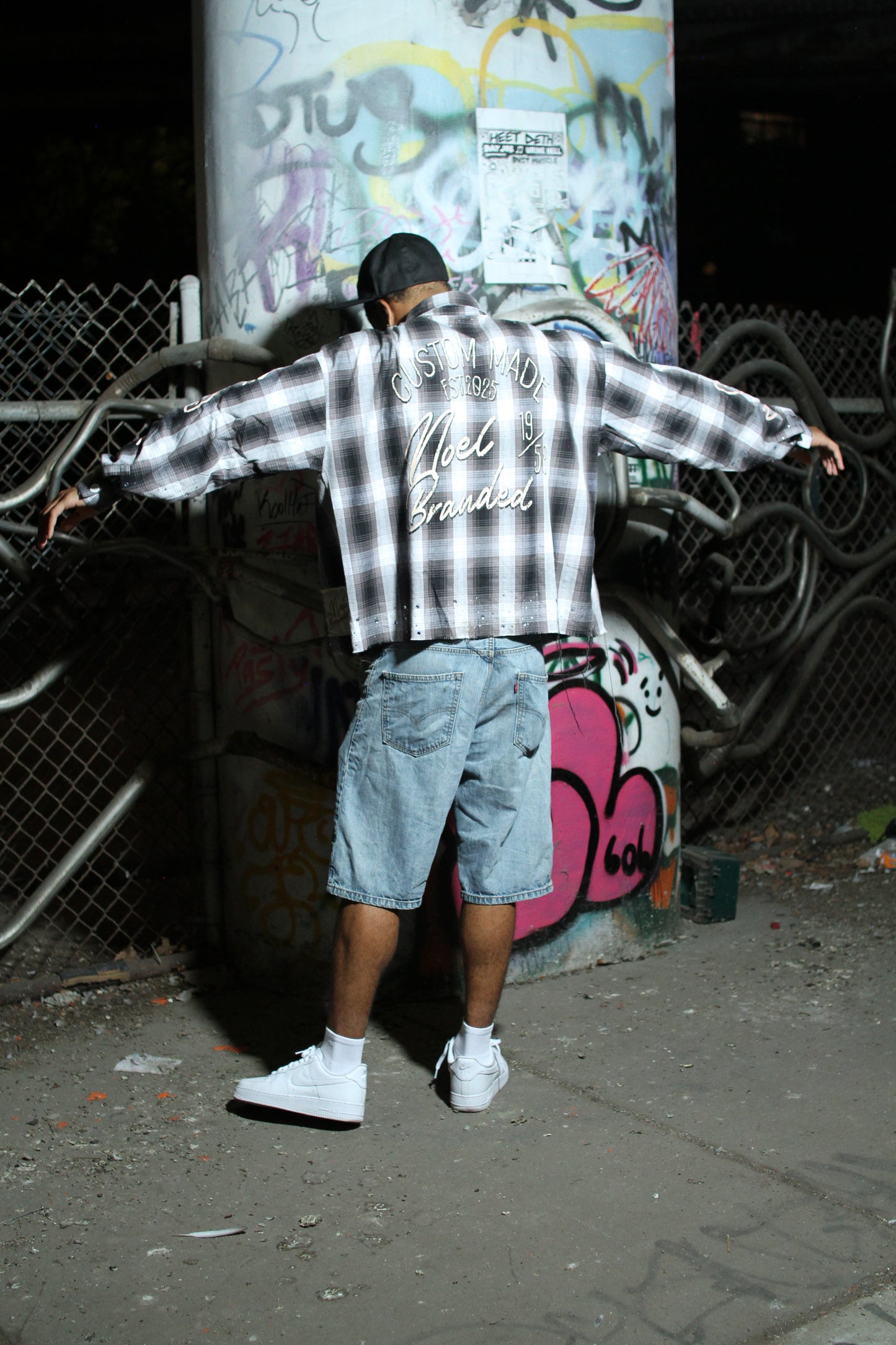 Noel Flannel T-Shirts Grey