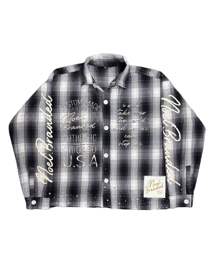 Noel Flannel T-Shirts Grey