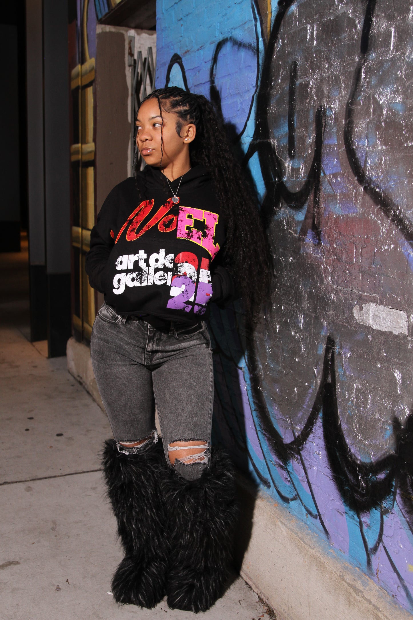 '25 Gallery Hoodie Black