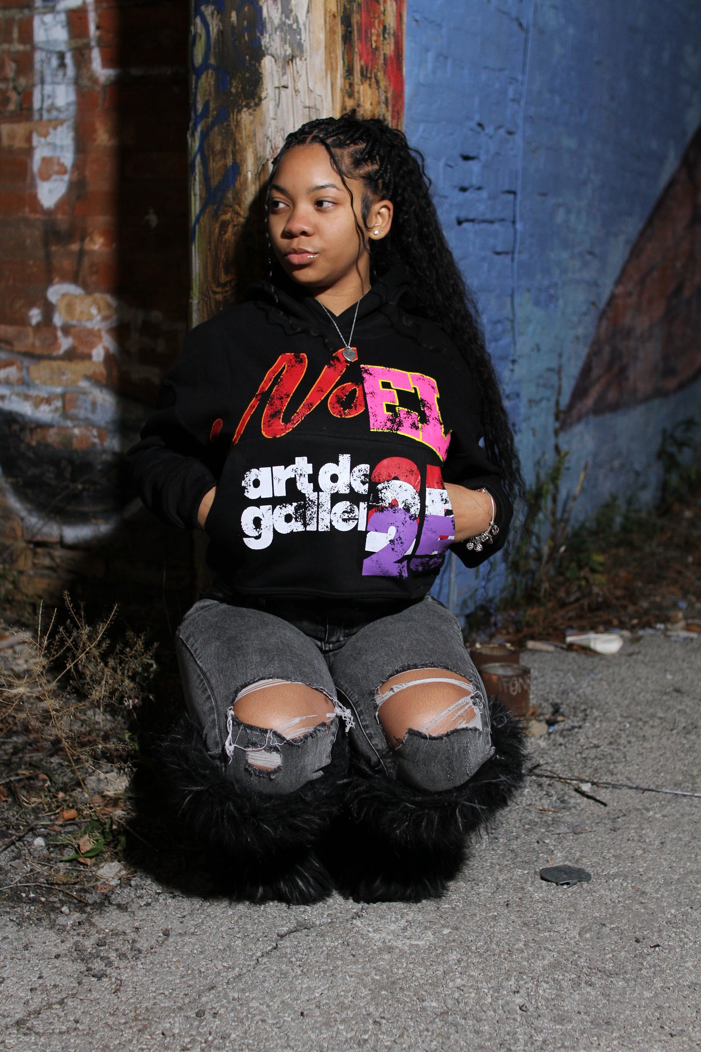 '25 Gallery Hoodie Black